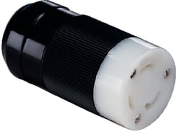 Picture of AFI 305BC Marinco 30 Amp 125V Locking Female Connector 3-Wire