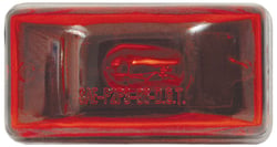 Picture of Optronics MC95RBP Red Sealed Marker Clearance Light Stud Mount