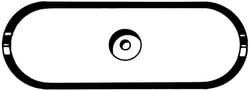 Picture of Camp Zinc N1 Hull Plate Zinc Anode