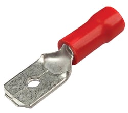 Picture of Seachoice 50-67811 22-18 AWG Male Quick Disconnect Terminals Red 100-Pack