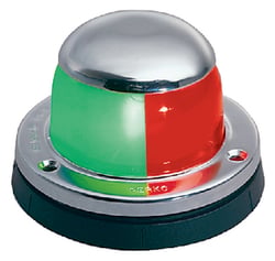 Picture of Perko 0972DP0CHR Horizontal Mount Bi-Color Navigation Light Chrome-Plated Brass