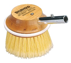 Picture of Shurhold 50 5-Inch Round Soft Brush Yellow Polystyrene