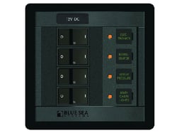 Picture of Blue Sea Systems 1216 12V DC 4-Position Circuit Breaker Panel