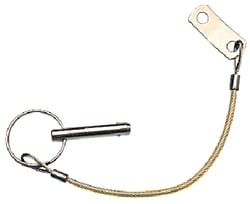 Picture of Sea-Dog Line 299981-1 Straight Release Pin with Lanyard - Stainless Steel