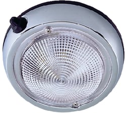Picture of Perko 0300DP0CHR Chrome Plated Surface Mount Dome Light 3-3/4" OD 12V