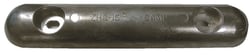 Picture of Camp Zinc ZHC 15 Hull Plate Zinc Anode 15 x 3 x 1-1/2 Inch
