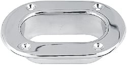 Picture of Perko 0752000CHR Hawse Hole Plate Chrome Plated Bronze 2-1/8" x 4-1/8"