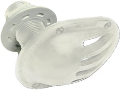 Picture of Forespar 906060 Marelon Scoop Strainer - White Glass-Reinforced Marine Thru-Hull