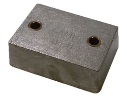 Picture of Camp Zinc B6 Rectangular Zinc Hull Plate Anode