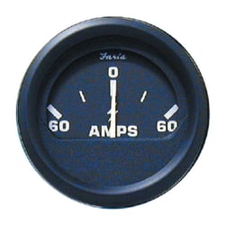 Picture of Faria Instruments 12822 Euro Black 2" Ammeter Gauge 60-0-60 Amp