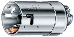Picture of Hubbell HBL63CM61 50A 125/250V Nickel Plated Brass Heat Resistant Plug