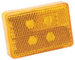 Picture of Wesbar 222012 Replacement Amber Lens for Slim Fit Marker Light