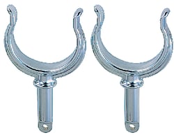 Picture of Perko 0828DP0PLB Ribbed Type Rowlock Horns - 2 Inch Spacing