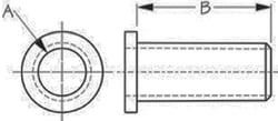 Picture of Sea-Dog Line 582059-1 Oarlock Bushings - Reduces 5/8" to 1/2"