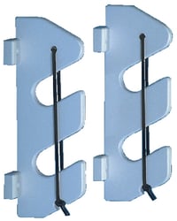 Picture of Teak Isle 25707 2 Rod Holder with Bungee and Mounting Bracket White