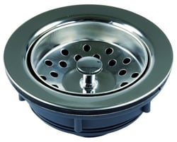 Picture of JR Race Car 95285 Large Kitchen Sink Strainer Chrome Stainless Steel