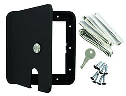 Picture of Valterra A10-2151BKVP Black Large Square Cable Hatch for RV Electrical