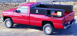 Picture of Weatherguard 396502 Aluminum Hi-Side Truck Box Black 96 Inch