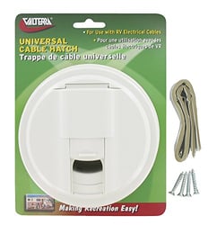 Picture of Valterra A10-2130VP Universal Round Cable Hatch White 5 Inch
