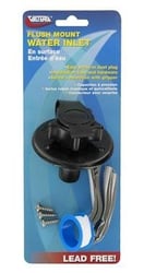 Picture of Valterra A01-0168BKVP Flush Mount RV Water Inlet with Check Valve, Black