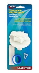 Picture of Valterra A01-0168VP White 2-3/4" Flange RV Water Inlet with Check Valve