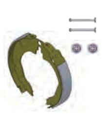 Picture of AP 014-136444 Lippert Electric Trailer Brake Shoe & Lining Kit 12" x 2" Manual Adjustment
