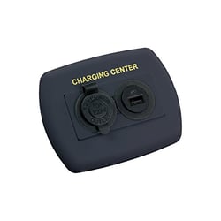 Picture of JR Race Car 15095 12V/USB Charging Center Black