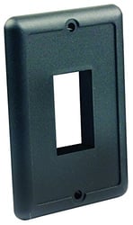 Picture of JR Race Car 14045 IP66 Single Switch Plate Black RV Faceplate