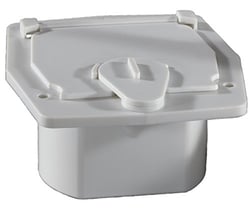 Picture of RV Designer B140 Polar White Flat Sided Basic Roof Hatch