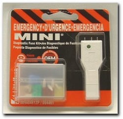 Picture of Littelfuse 094461 Mini Blade Fuse Emergency Kit with Tester and Puller