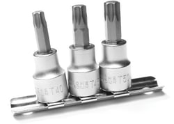 Picture of Performance Tool W1337 3-Piece Brake Caliper Torx Bit Socket Set