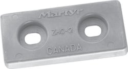 Picture of Martyr Anodes CMZHC5AZ Zinc Hull Anode 4" x 8"