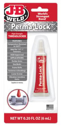 Picture of JB Weld 27106 Perma-Lock High Strength Threadlocker Red 6ml