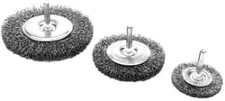 Picture of Performance Tool W1209 3-Inch Wire Wheel Brush with 1/4-Inch Shank
