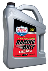 Picture of Lucas Oil 10621 SAE 20W-50 Racing Only Motor Oil - 5 Quart
