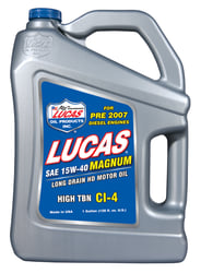 Picture of Lucas Oil 10076 15W-40 Magnum High TBN CI-4 Diesel Motor Oil