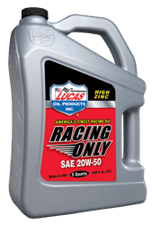 Lucas Oil 10621 SAE 20W-50 Racing Only Motor Oil - 5 Quart — image 2