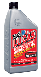 Lucas Oil 10702 Synthetic SAE 20W-50 Motorcycle Oil - 1 Quart — image 2