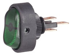 Picture of Hella H61923001 SPST LED Green Rocker Switch On/Off