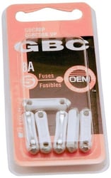 Picture of Littelfuse GBC8BP 8 Amp Ceramic Torpedo Fuse (Pack of 5)