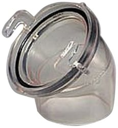 Picture of Valterra T1026 45° Clear View RV Sewer Hose Adapter 3 Inch
