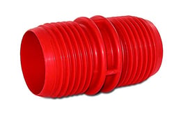 Picture of Valterra F02-3102 EZ Coupler 3-Inch Straight Sewer Hose Connector Red
