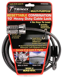 Picture of Trimax MAG 10SC Multi-Use Cable Lock 10ft x 10mm Braided Steel