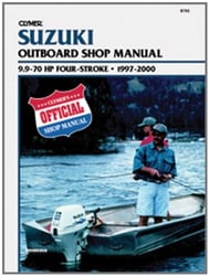Picture of Clymer B782 Repair Manual for Suzuki 4-Stroke Outboard 9.9-70HP 1997-2000