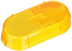 Picture of Peterson Fluid 108-15A Replacement Lens Amber for Oblong Clearance Light