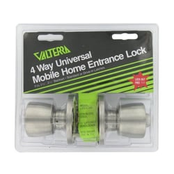 Picture of Valterra L32CS010 4-Way Universal Door Lock Knob X Knob Stainless Steel