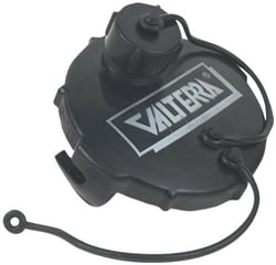 Picture of Valterra T1020-1 Black 3" Waste Valve Termination Cap with Garden Hose Connector