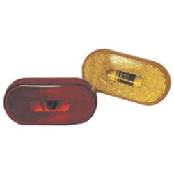 Picture of Fasteners Unlimited 89-121A Amber Replacement Lens for Command Classic Clearance Light