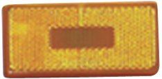 Picture of Fasteners Unlimited 89-181A Rectangular Clearance Light Replacement Lens Amber