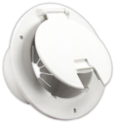 Picture of JR Products 541-2-A RV Power Cord Hatch Polar White 30/50 Amp
